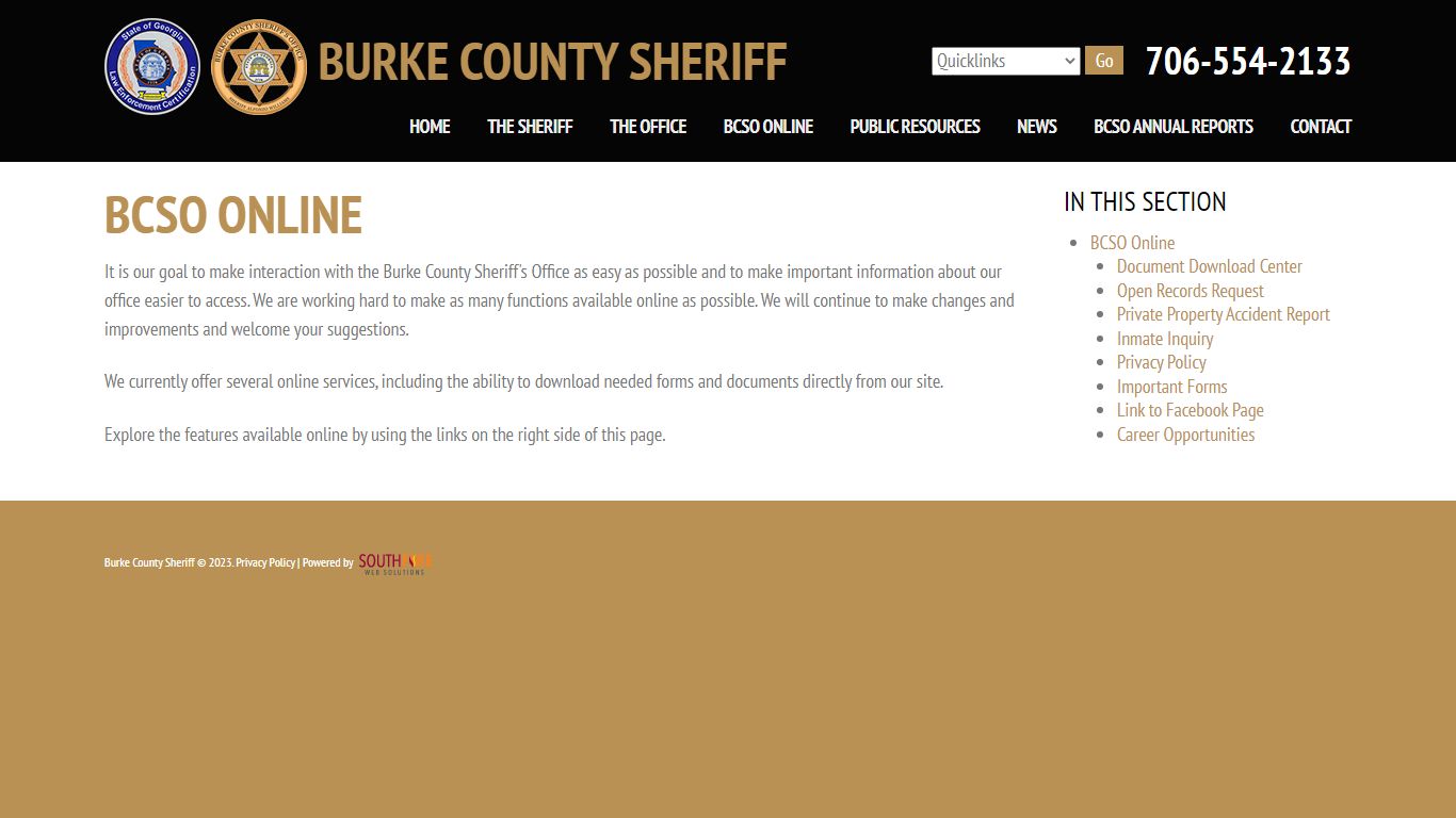 BCSO Online - Burke County Sheriff